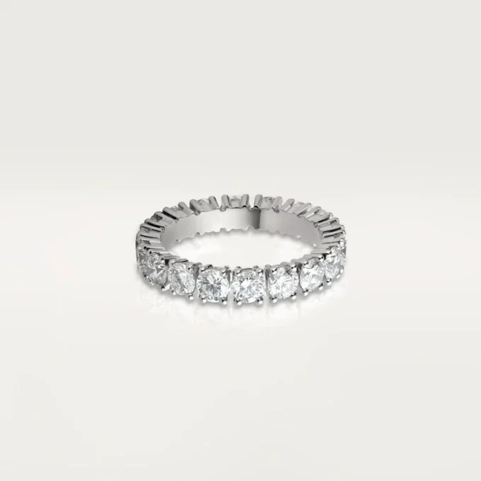 Cartier Destinee Wedding Band, 4.1 Mm Width, Paved