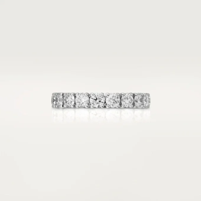 Cartier Destinee Wedding Band, 4.1 Mm Width, Paved