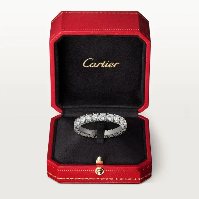 Cartier Destinee Wedding Band – Platinum, Diamonds – Cartier