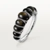 Cartier Libre Tressage Bracelet, Obsidian, Diamonds
