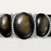 Cartier Libre Tressage Bracelet, Obsidian, Diamonds