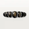 Cartier Libre Tressage Bracelet, Obsidian, Diamonds