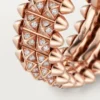 Clash De Cartier Ring, Double Row, Paved