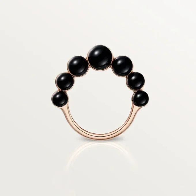 Clash De Cartier Ring, Onyx, Extra-Large Model, Diamonds