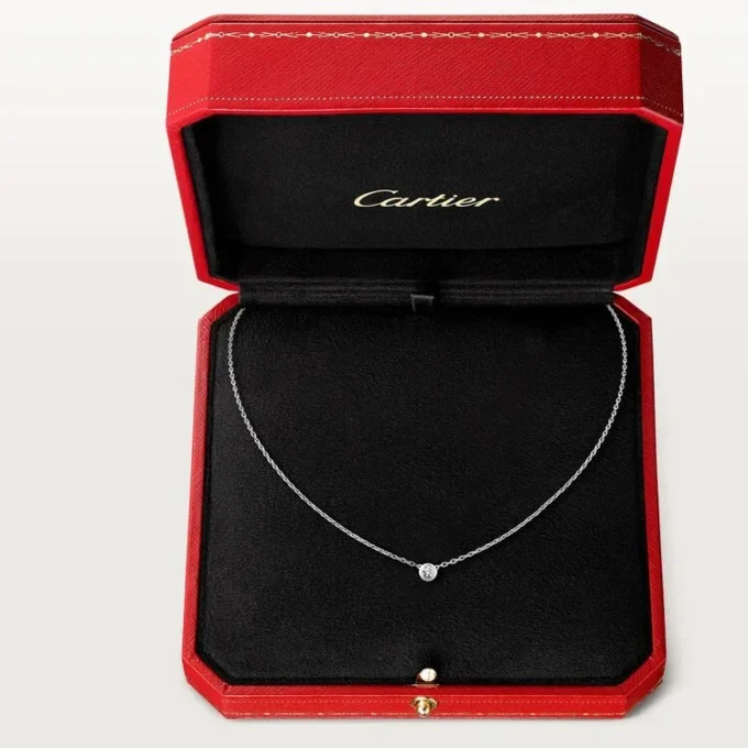 Diamants Legers Necklace, Lm – White Gold, Diamond – Cartier