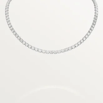 Lignes Essentielles Necklace, Brilliant-Cut Diamonds