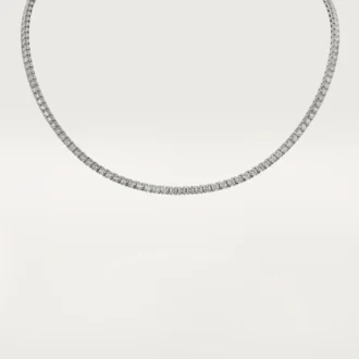 Lignes Essentielles Necklace, Brilliant-Cut Diamonds
