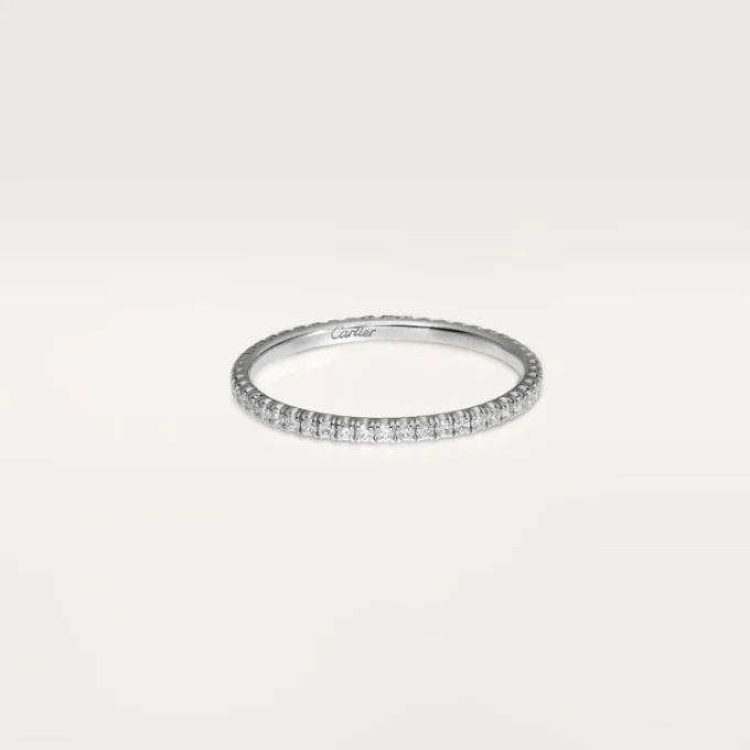 Etincelle De Cartier Wedding Band – White Gold, Diamonds – Cartier