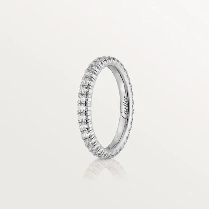 Etincelle De Cartier Wedding Band – White Gold, Diamonds – Cartier