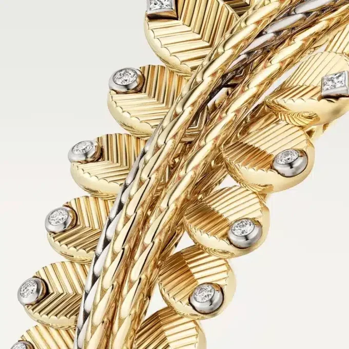 Grain De Cafe Bracelet, Diamonds