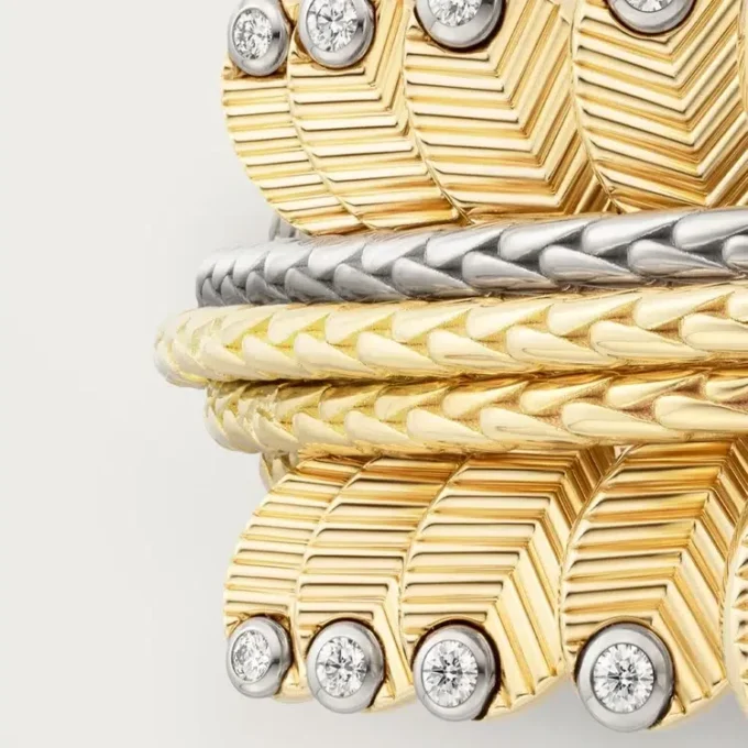 Grain De Cafe Bracelet, Diamonds