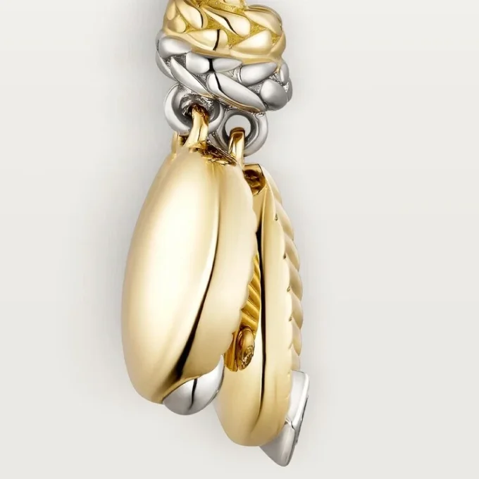 Grain De Cafe Earrings, Diamonds
