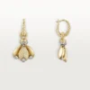 Grain De Cafe Earrings, Diamonds
