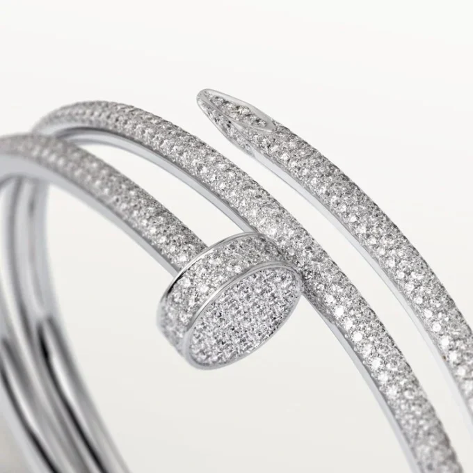 Juste Un Clou Bracelet, Double, Half-Paved