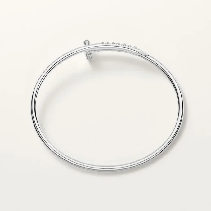 Juste Un Clou Bracelet, Small Model, Reverse-Set Diamonds