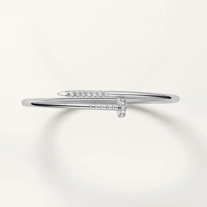 Juste Un Clou Bracelet, Small Model, Reverse-Set Diamonds