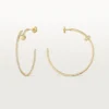 Juste Un Clou Hoop Earrings, Large Model, Paved