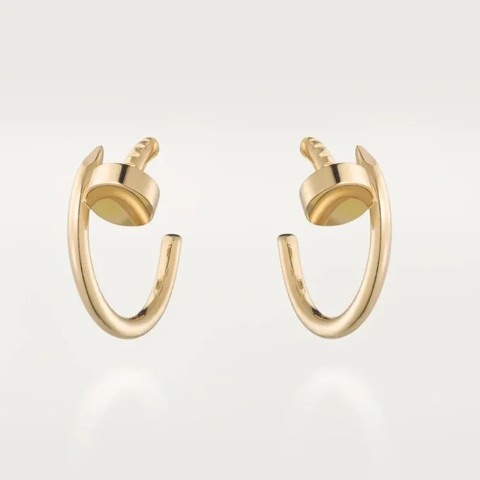 Juste Un Clou Hoop Earrings, Yellow Gold | Cartier Us
