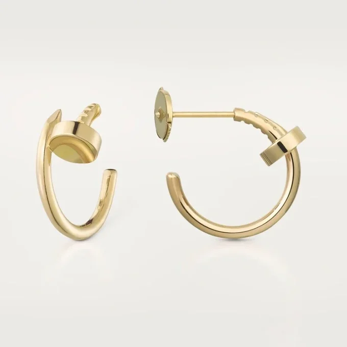 Juste Un Clou Hoop Earrings, Yellow Gold | Cartier Us