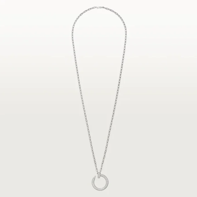 Juste Un Clou Long Necklace, Multiwear, Extra-Large Model, Paved