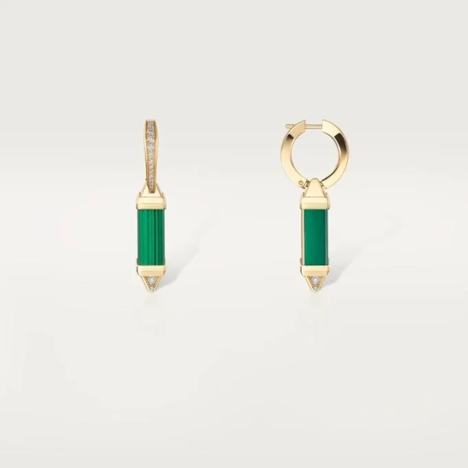 Les Berlingots De Cartier Sleeper Earrings, Diamonds