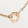 Love Bracelet, on Chain, 2 Diamonds