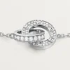 Love Bracelet, on Chain, Paved
