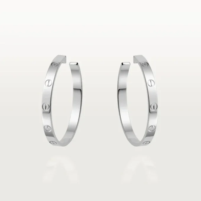 Love Earrings – White Gold – Cartier