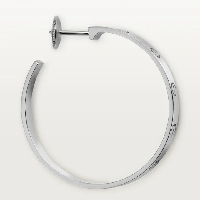 Love Earrings – White Gold – Cartier