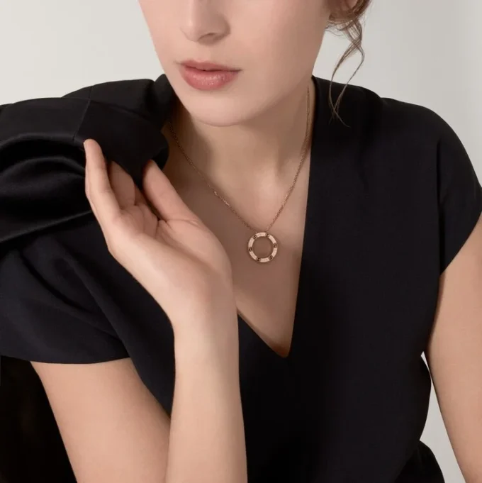Love Necklace, Diamond-Paved – Yellow Gold, Diamonds – Cartier