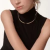 Love Torque Necklace, 10 Diamonds