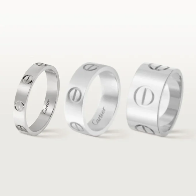 Love Wedding Band – White Gold – Cartier