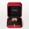 Maillon Panthere Ring, 3 Half Diamond-Paved Rows – Pink Gold, Diamonds – Cartier