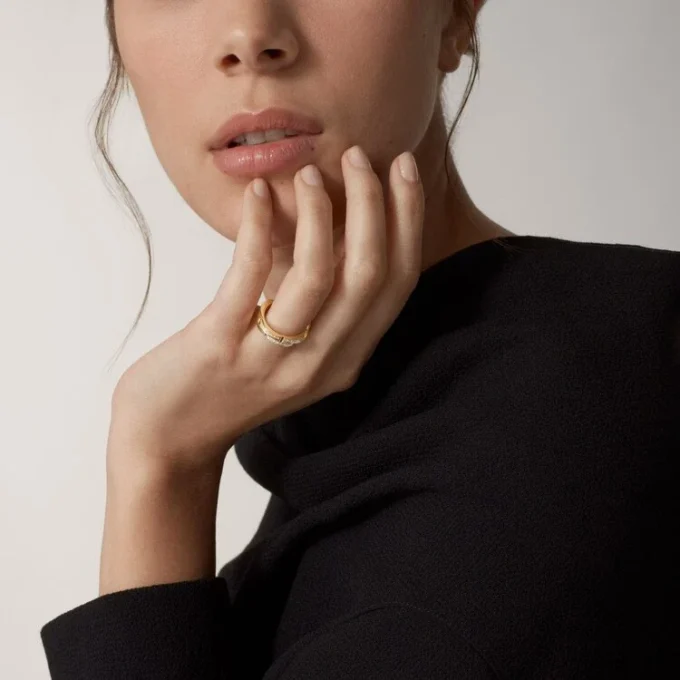 Maillon Panthere Ring – Yellow Gold, Diamonds – Cartier