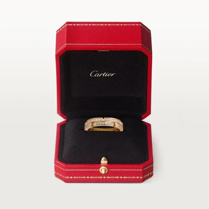 Maillon Panthere Ring – Yellow Gold, Diamonds – Cartier