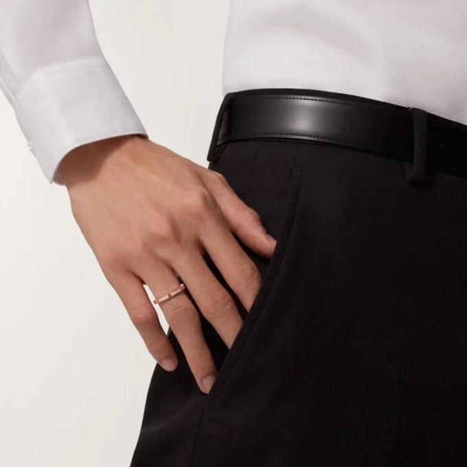 Maillon Panthere Wedding Band – Pink Gold, Diamonds – Cartier