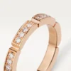 Maillon Panthere Wedding Band – Pink Gold, Diamonds – Cartier