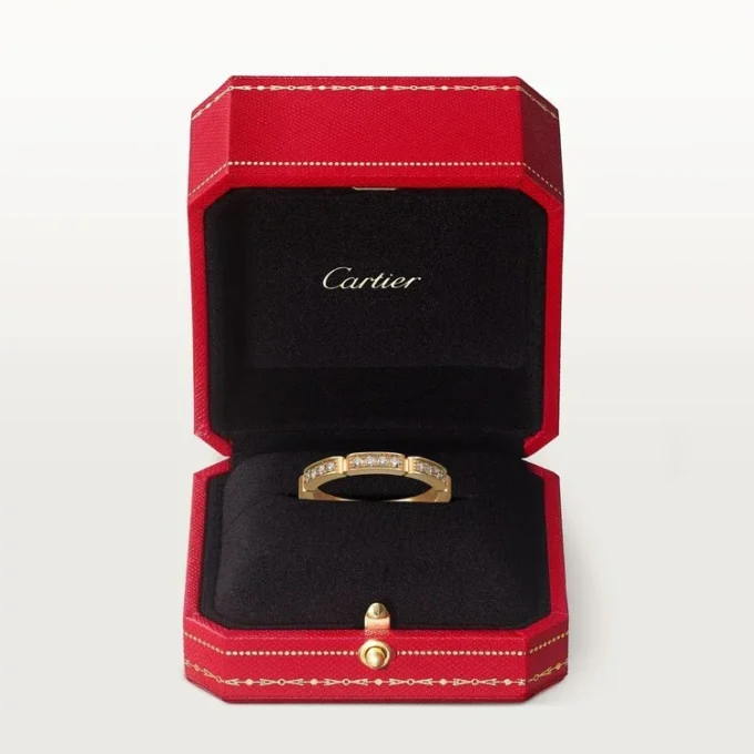 Maillon Panthere Wedding Band – Yellow Gold, Diamonds – Cartier
