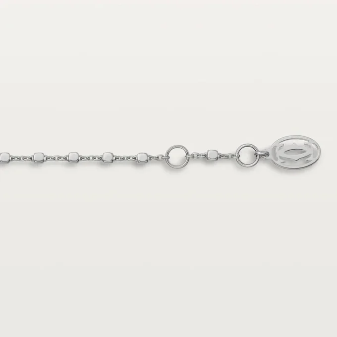 Panthere De Cartier Bracelet, on Chain, Half-Paved