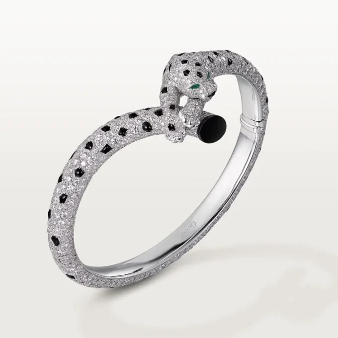 Panthere De Cartier Bracelet, Paved