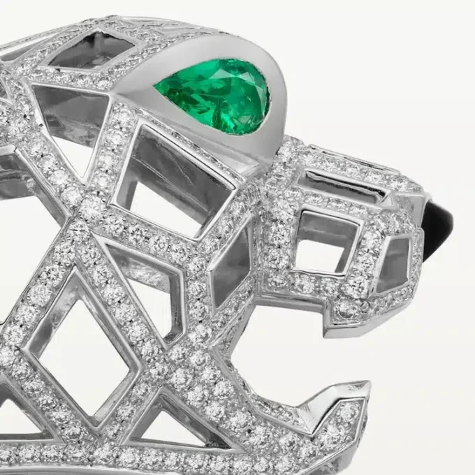 Panthere De Cartier Bracelet, Paved