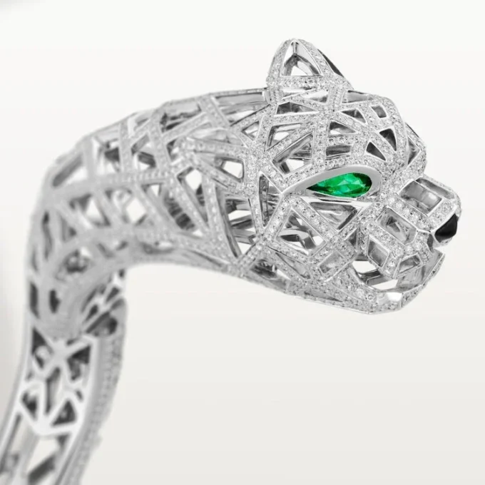 Panthere De Cartier Bracelet, Paved