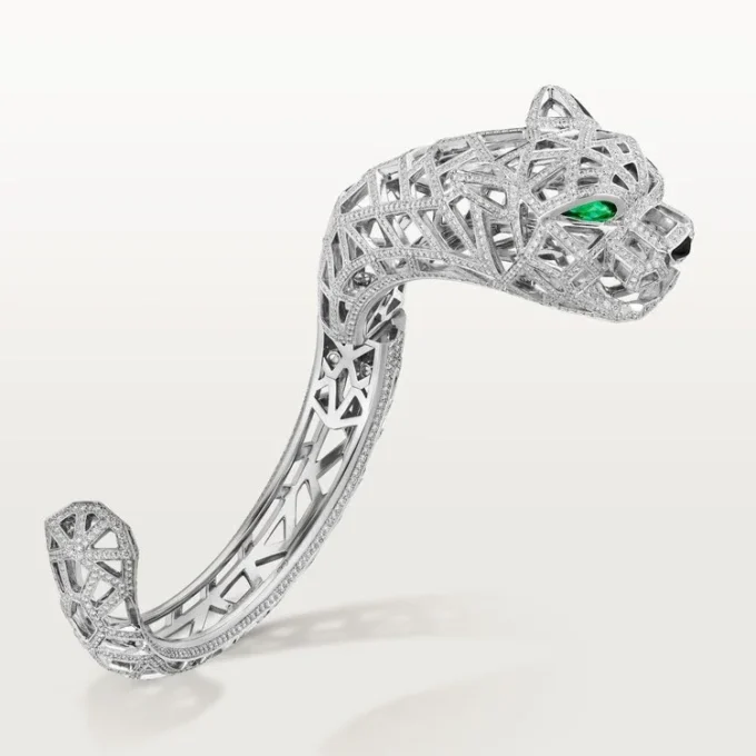 Panthere De Cartier Bracelet, Paved