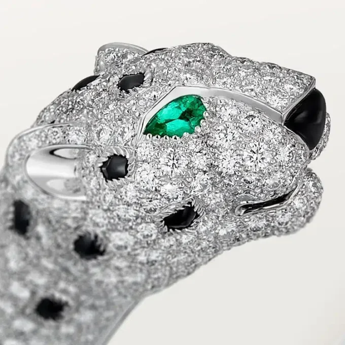 Panthere De Cartier Bracelet, Paved
