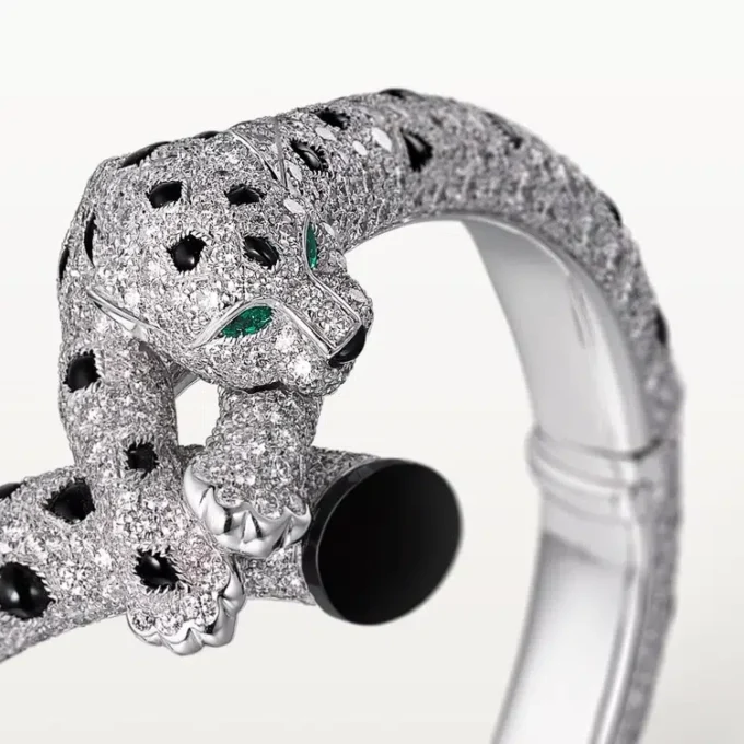 Panthere De Cartier Bracelet, Paved