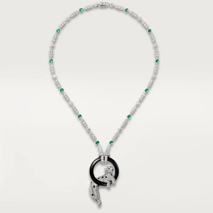Panthere De Cartier Necklace, Paved