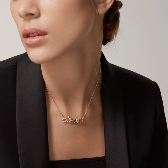 Panthere De Cartier Pendant, Diamonds