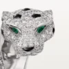 Panthere De Cartier Ring, Articulated, Paved
