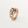 Panthere De Cartier Ring – Pink Gold, Tsavorite Garnets, Onyx, Black Lacquer, Diamonds – Cartier