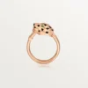 Panthere De Cartier Ring – Pink Gold, Tsavorite Garnets, Onyx, Black Lacquer, Diamonds – Cartier
